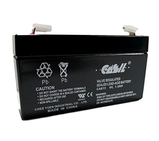 First Power FP613 6v-1.3ah 60-914 - Back-up Battery for GE Simon & XT Panel