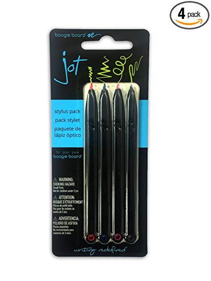 Boogie Board Replacement Stylus Pack for Jot 8.5 | 4-Pack
