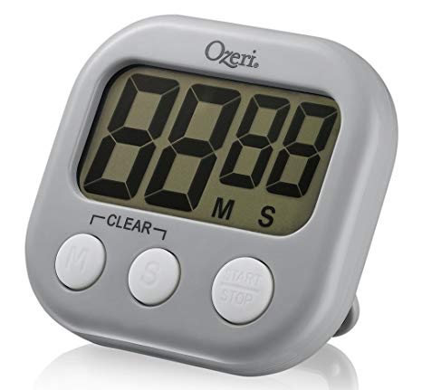 The Ozeri Kitchen and Event Timer, Gray