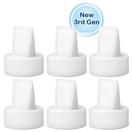 Maymom 3rd Gen Duckbill Valves for Spectra. Designed for Spectra S1 Spectra S2 Spectra 9 Plus Spectra Dew 350 Not Original Spectra Pump Parts Spectra S2 Accessories Replace Spectra Valve (6pc White)