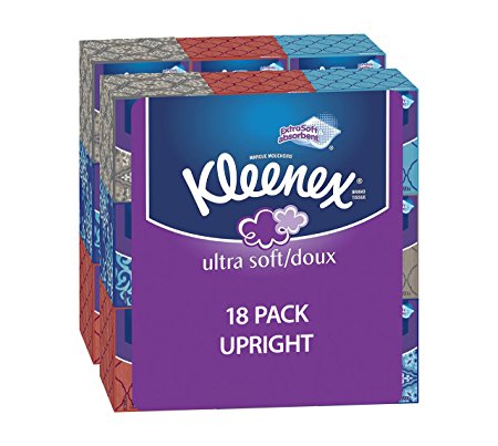 Kleenex Ultra Soft & Strong Facial Tissues, 18 Pack