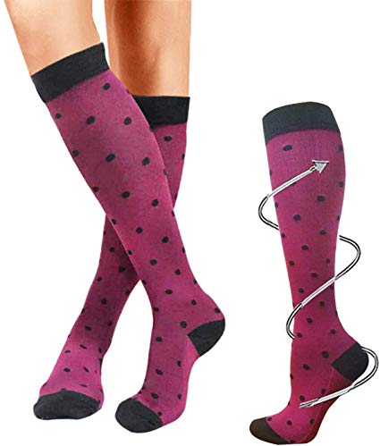 Compression Socks (20-30mmHg) For Women&Men - Best for Running,Travel,Cycling,Pregnant