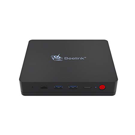 Mini PC Beelink SII LPDDR4 4GB/64GB Intel Gemini Lake Celeron N4100 Dual HDMI 2.0 Output Type-C Voice Operation Mini Desktop Computer