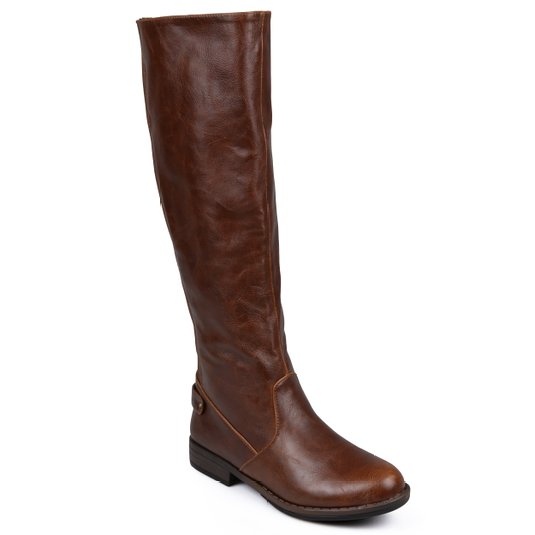 Journee Collection Womens Stretch Knee-High Riding Boot
