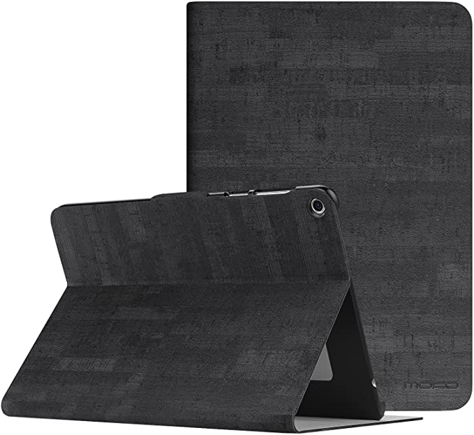 MoKo ASUS ZenPad 3S 10 Z500M Case, Premium Light Weight Stand Folio Shock Proof Cover Protector for ASUS ZenPad Z500M 9.7" Tablet 2016 Release (NOT FITS Model# Z500KL), Slate Black