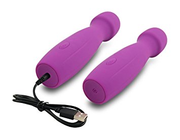 Romanz Silicone Wand Massager Clitoral Stimulator! - USB Rechargeable! - Waterproof! - 10-frequency Vibration Massager