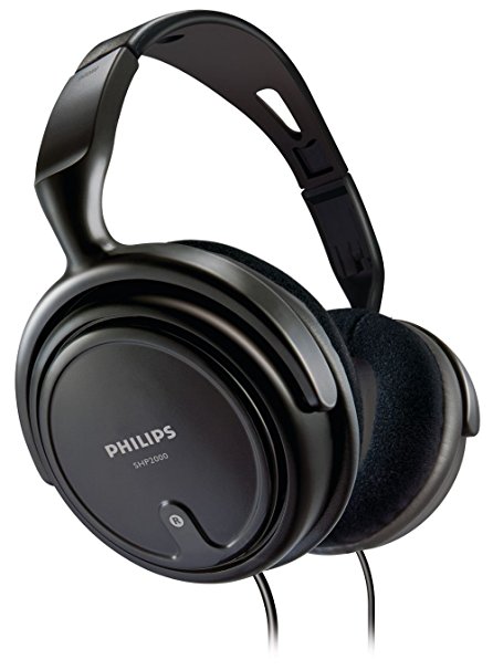 Philips SHP2000 Over-Ear Headphone (Black)