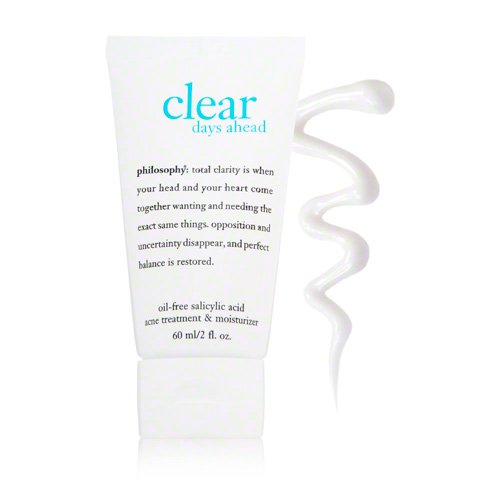 Philosophy Clear Days Ahead Oil-Free Salicylic Acid Acne Treatment and Moisturizer, 2 Ounce