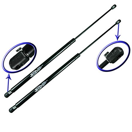 Two Rear Glass Gas Charged Lift Supports For Back Window For 1987-1995 Jeep Wrangler With Factory Hardtop. WGS-211-2