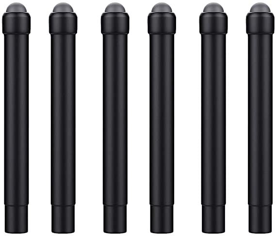 MoKo Pen Tips for Surface Pen (6 Packs), Surface Pen Tip Replacement Kit Compatible with Surface Pro 2017 Pen (Model 1776) / Surface Pro 4 Pen, 3 HB Original Pen Nibs Refill for Stylus Pen, Black