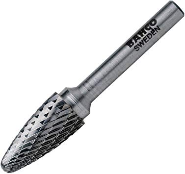 Bahco F0313M03 BHF0313M03 Tungsten Carbide Rotary Burr with 14 Tooth, Silver