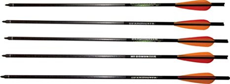 Barnett Outdoors Carbon Crossbow 20-Inch Arrows with Field Points (5 Pack)