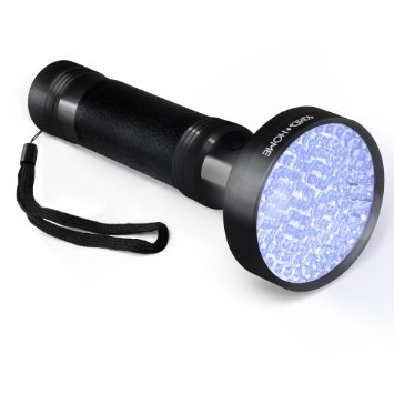 Ultra Bright UV Blacklight Pet Urine Detector 100 LED Handheld Flashlight for Cat & Dog Pee Detection, Body Fluids, Bed Bugs, Inspecting Money, Passports, Freon Leaks