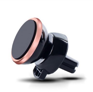 Car Mount,360°Rotation Universal Air Vent Reinforced Magnetic Car Mount Holder for Cell Phones,Car Magnetic Cell Phone Mount,Car Phone Holder for iPhone Samsung HTC nexus mini tablets (Rose Gold)