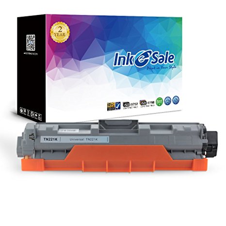 INK E-SALE Replacement for Brother TN225 Brother TN221 Toner Cartridge for use with Brother HL3170CDW Brother MFC9330CDW Brother HL3140CW Brother HL3180CDW MFC9130CW MFC9340CDW Printer, 1 Pack Black