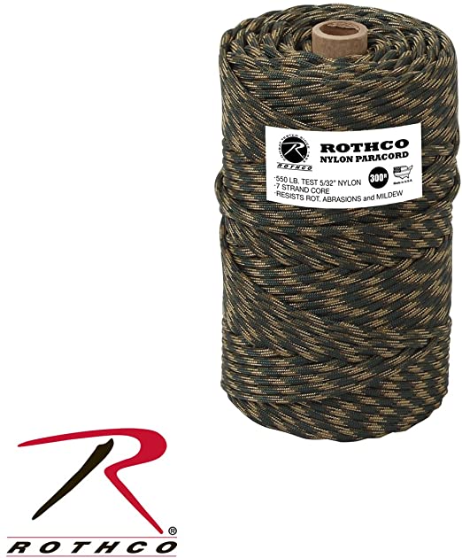 Rothco 300 ft of 550 Paracord, Mil-Spec Compliant para Cord