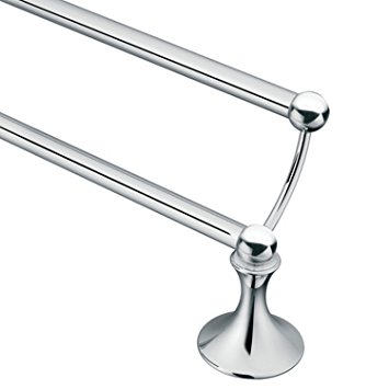 Moen DN7722CH 24-Inch Lounge Double Towel Bar, Chrome