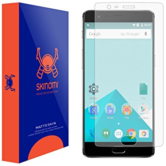 OnePlus 3T Screen Protector , Skinomi MatteSkin Full Coverage Screen Protector for OnePlus 3T Anti-Glare and Bubble-Free Shield