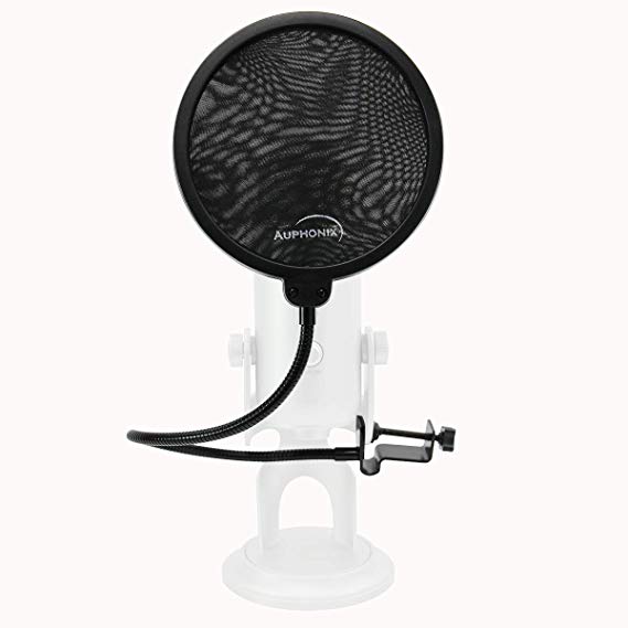 Auphonix 6-inch Pop Filter For Blue Yeti Microphone