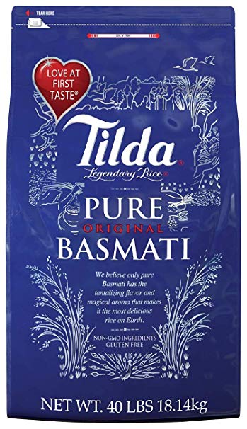 Tilda Basmati Rice. 40lb Bag