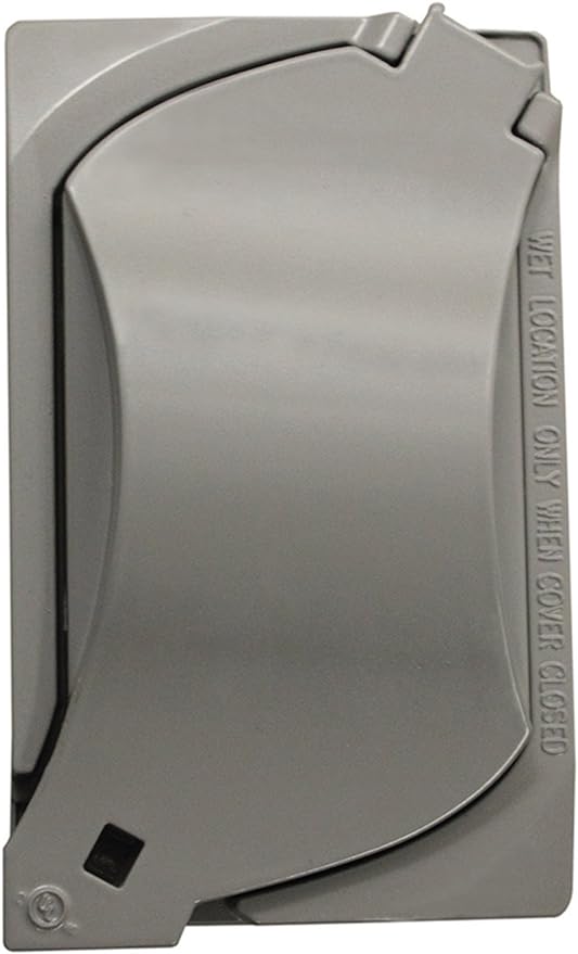 Sigma Electric, Gray Sigma Engineered Solutions, 14147 1-Gang Universal Weatherproof Cover, No Size