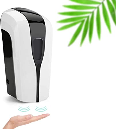 Hand Sanitizer Dispenser Automatic Non-Contact Wall-Mounted Dispenser, Gel/Liquid and S-P-R-A-Y and Foam 3 Modes Dispenser 1000ml Large Capacity (Battery/Plugin Not Included)