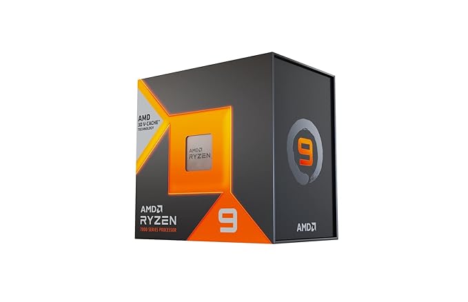 AMD 7000 Series Ryzen 9 7900X 3D Desktop Processor 12 cores 24 Threads 140 MB Cache 4.4 GHz Upto 5.6 GHz AM5 Socket (100-100000909WOF)