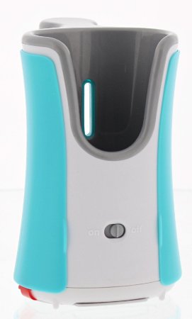Lysol No-Touch Touchless Automatic Hand Soap Dispenser, White with Teal Case, 1 Count - Liquid Foam Foaming