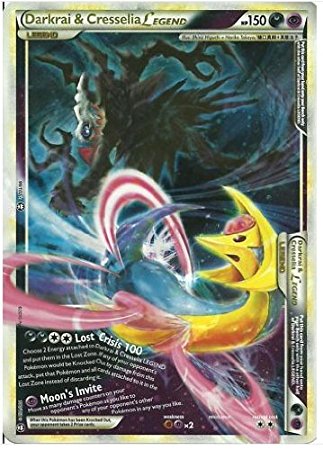 Darkrai and Cresselia Legend JUMBO OVERSIZED pokemon card