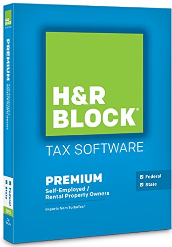 H&R Block Tax Software Premium 2015 Federal & State