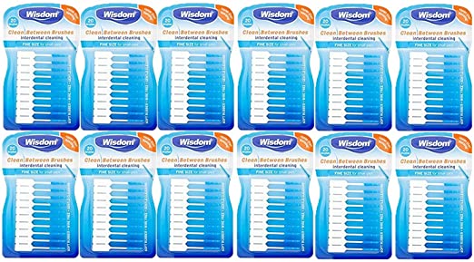 Wisdom Clean Between Interdental Brushes Fine Size 20's (PACK 12)