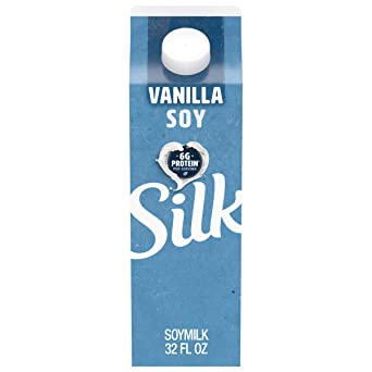 Silk Soy Milk Vanilla, Quart, 32 oz, Vegan