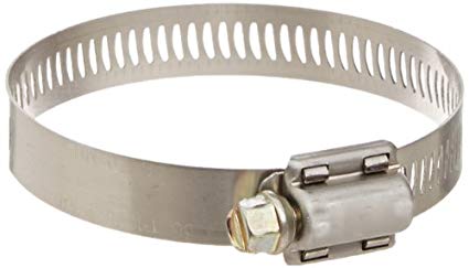Breeze Power-Seal Stainless Steel Hose Clamp, Worm-Drive, SAE Size 36, 1-13/16" to 2-3/4" Diameter Range, 1/2" Bandwidth (Pack of 10)