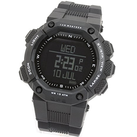 [LAD WEATHER] GPS (Auto Time Zone) Navigation functions/ Heart Rate Monitor/Digital Compass/ Running Sport Outdoor Watches
