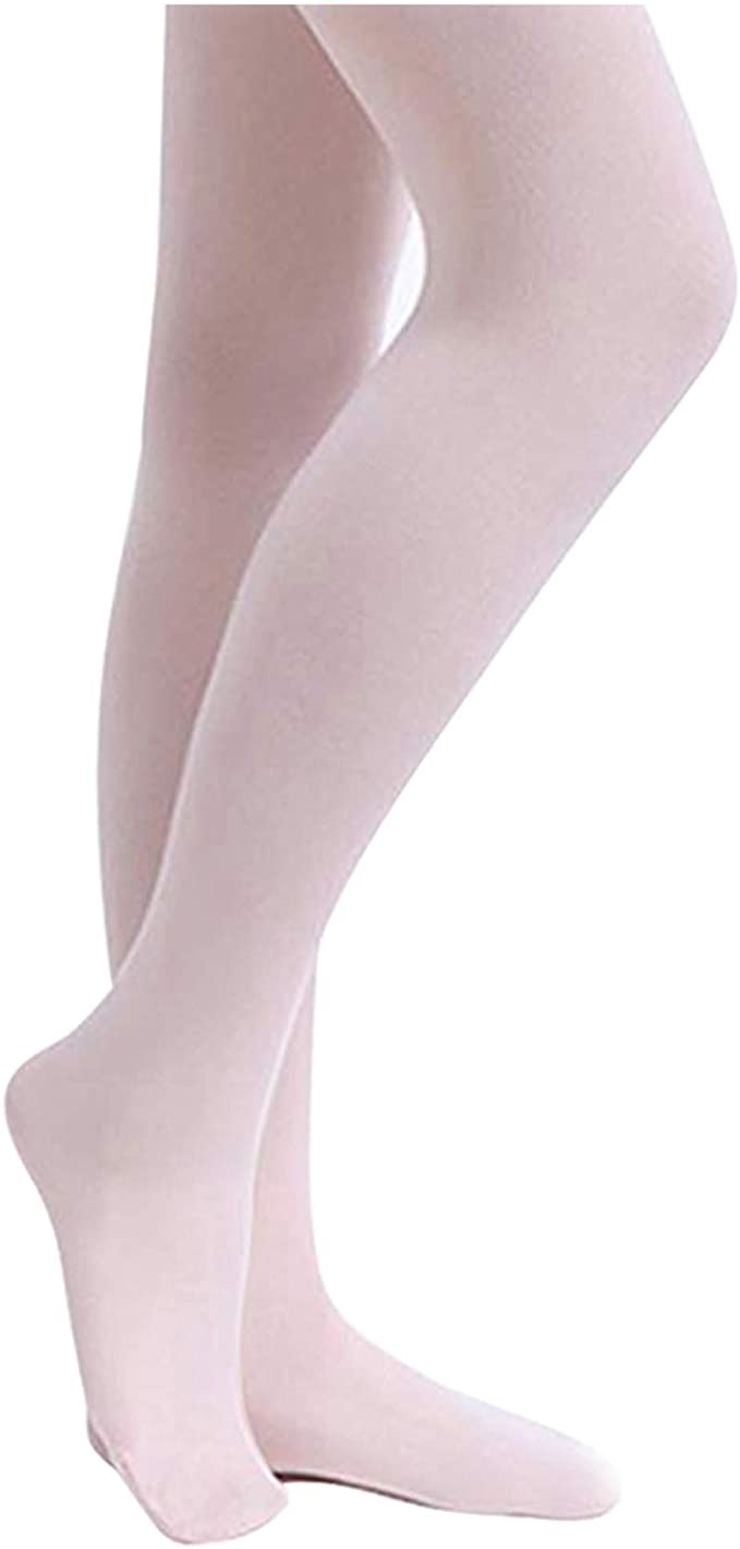 STELLE Girls' Ultra Soft Pro Dance Tight/Ballet Footed Tight (Toddler/Little Kid/Big Kid)