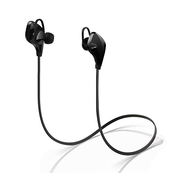 Bluetooth Headphones WEILIGU Wireless Earbuds Waterproof Sweatproof Sports HD Stereo Noise Cancelling Headphones