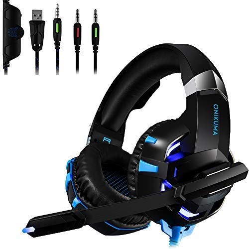 Gaming Headset PS4,Gaming Headset for Xbox one with Microphone for PC/Switch/Laptop/Ipad/Smartphone