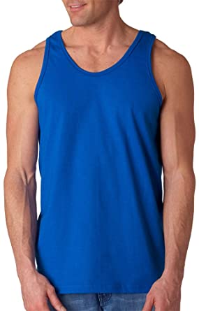 Gildan Men's Ultra Cotton Easy Fit Layered U-Neck Tank Top