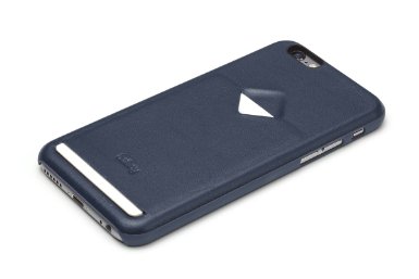 Bellroy Leather i6 Phone Case - 1 Card Blue Steel