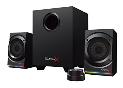 Sound BlasterX Kratos S5 2.1 Gaming Speaker System with Customizable RGB Lighting