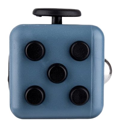 Omaky Fidget Cube Relieves Stress and Anxiety for Children and Adults Attention Toy, Blue Black