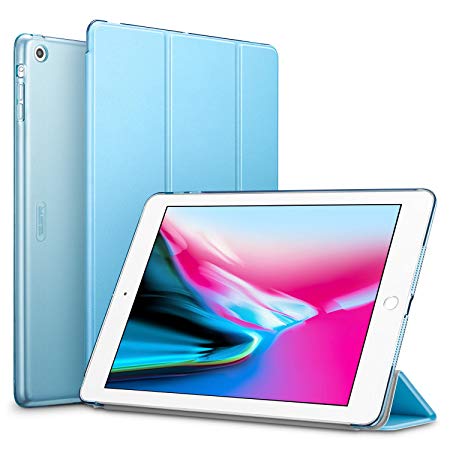 ESR iPad Air Case, Ultra-slim Lightweight Smart Case with Trifold Stand and Auto Sleep/Wake Function, Microfiber Lining, Translucent Frosted Back Cover for Apple iPad Air (Sky Blue)