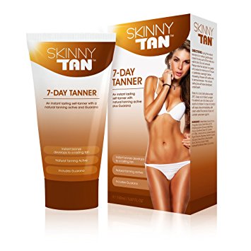 Skinny Tan 7-Day Tanner, Natural Glow, Coconut, 5.07 Fluid Ounce