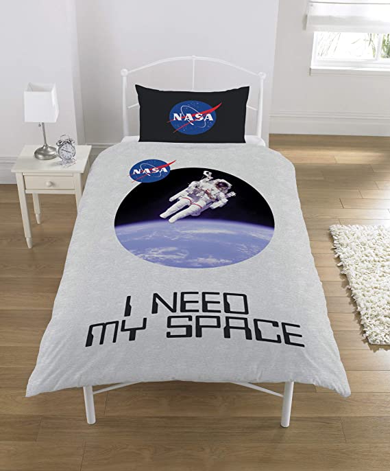 NASA Duvet Set, POLYCOTTON, Multicolour, SINGLE