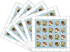 Coral Reefs Postcard 5 Sheets of 20 First Class Forever Postcard Postage Stamps Sea (100 Stamps) Scott 5366