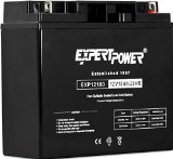 ExpertPower EXP12180 12 Volt 18 Ah Rechargeable Battery with Nuts and Bolts