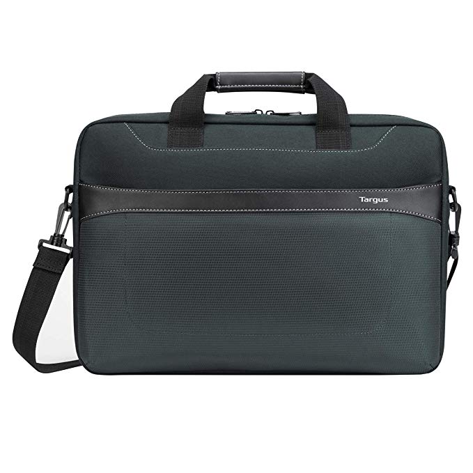 Targus Geolite Essential Business Messenger Bag Designed for Professional Use fits up to 15.6-Inch Laptop with Shoulder Strap, Ocean (TSS98401GL)