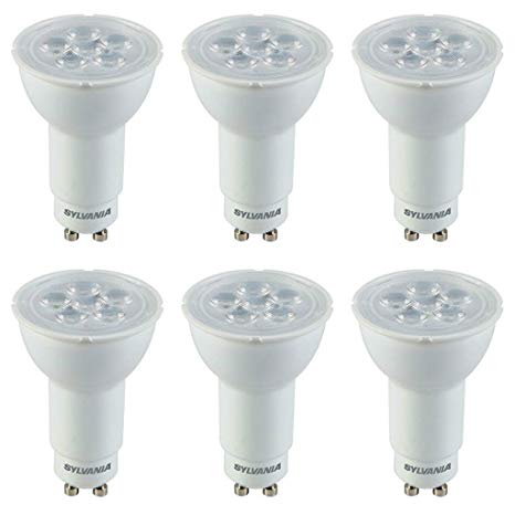 Pack of 6 x Sylvania 0026585 RefLED ES50L V3 Long Neck LED Light Bulbs GU10 36D 3000K Warm White 5W