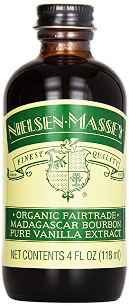 Nielsen-Massey Vanillas, Organic Fairtrade Madagascar Bourbon Pure Vanilla Extract, 4 oz