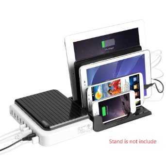 [PowerPort 105W/2.4A Max]UNITEK 10-Port Fast Charger USB Wall / Desktop Multi-Port Charging Station for Apple iPad Pro/ mini/Air, iPhone, Galaxy, Nexus,LG, Tablet PC